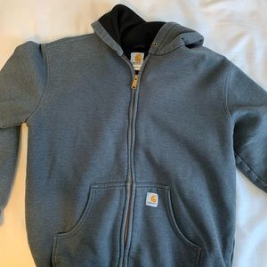 Carhartt Grey ZIP Up Sweatshirt
